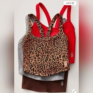 NWT FP Movement All Clear Leopard Cami